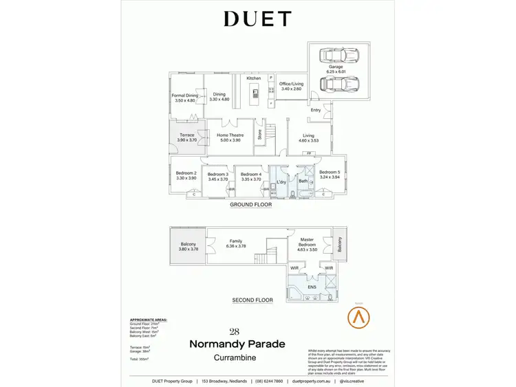 Floorplan of Homely house listing, 28 Normandy Parade, Currambine WA 6028