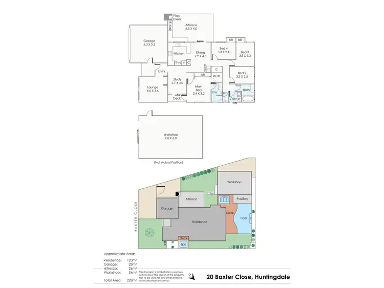 Floorplan of Homely house listing, 20 Baxter Close, Huntingdale WA 6110