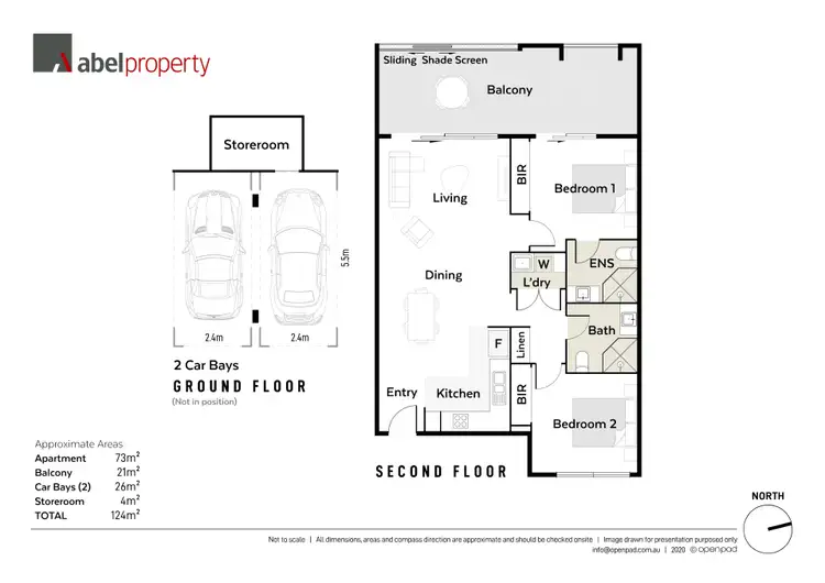 Floorplan of Homely unit listing, 13/14 Lime Street, North Fremantle WA 6159