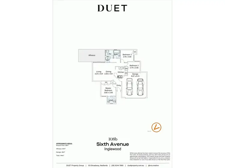 Floorplan of Homely house listing, 108B Sixth Avenue, Inglewood WA 6052