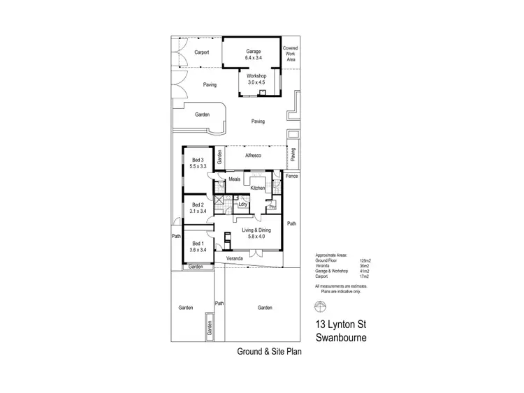 Floorplan of Homely house listing, 13 Lynton Street, Swanbourne WA 6010