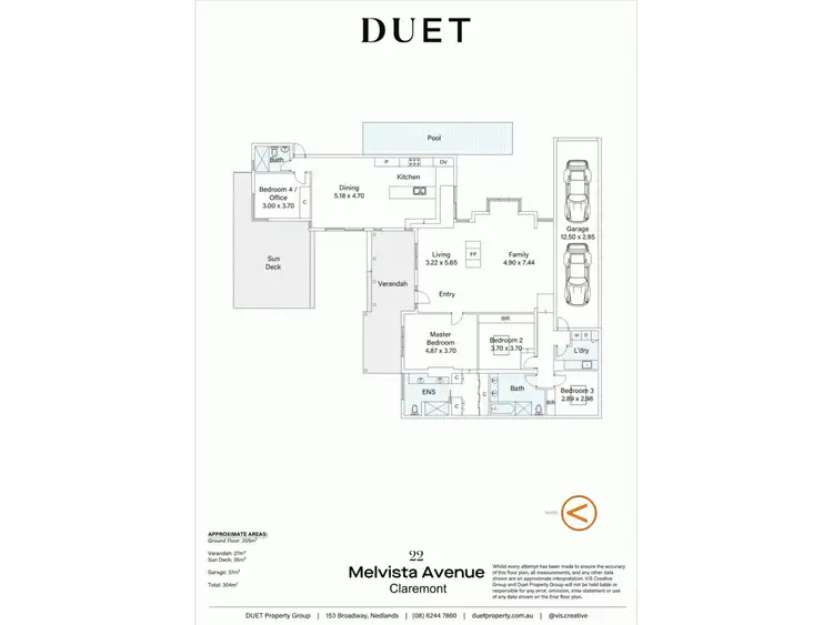 Floorplan of Homely house listing, 22 Melvista Avenue, Claremont WA 6010