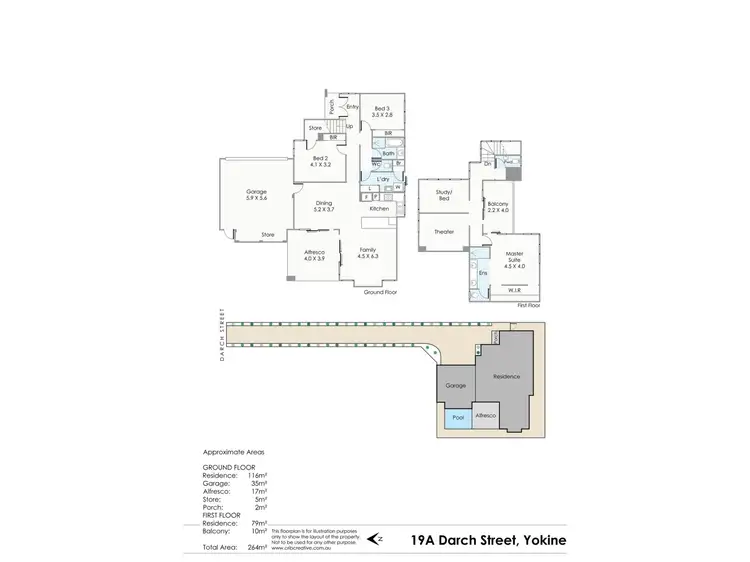 Floorplan of Homely house listing, 19A Darch Street, Yokine WA 6060