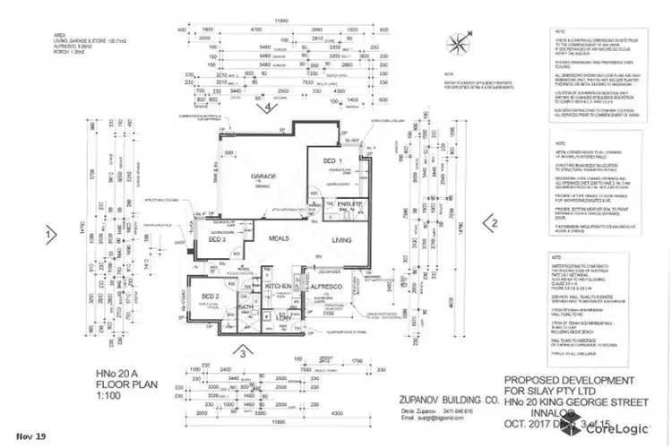 Floorplan of Homely villa listing, 20A King George Street, Innaloo WA 6018
