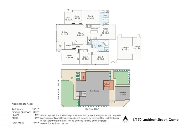 Floorplan of Homely house listing, 1/170 Lockhart Street, Como WA 6152