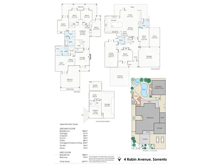 Floorplan of Homely house listing, 4 Robin Avenue, Sorrento WA 6020