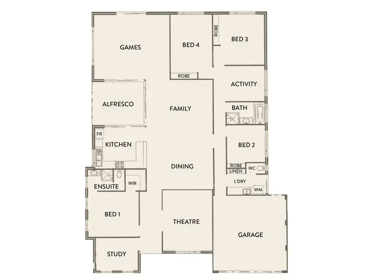 Floorplan of Homely house listing, 51 Yindana Boulevard, Lakelands WA 6180