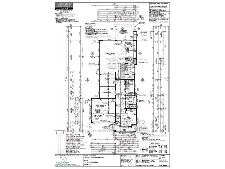 Floorplan of Homely house listing, 19 Pallium Way, Jindalee WA 6036