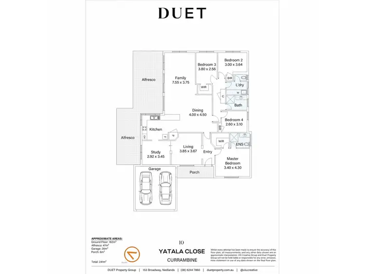 Floorplan of Homely house listing, 10 Yatala Close, Currambine WA 6028