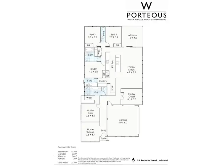 Floorplan of Homely house listing, 9A Roberta Street, Jolimont WA 6014
