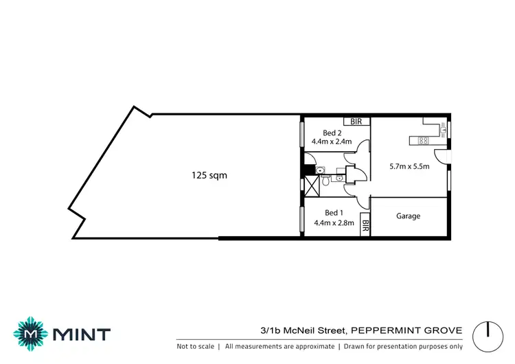 Floorplan of Homely apartment listing, 3/1B McNeil Street, Peppermint Grove WA 6011