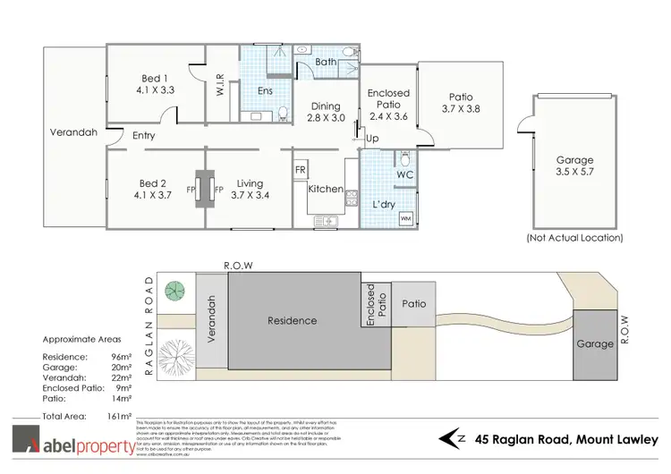 Floorplan of Homely house listing, 45 Raglan Road, Mount Lawley WA 6050