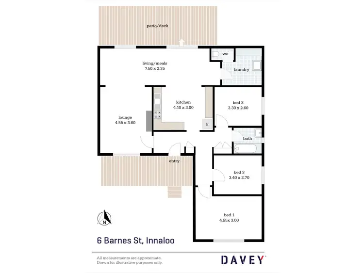 Floorplan of Homely house listing, 6 Barnes Street, Innaloo WA 6018