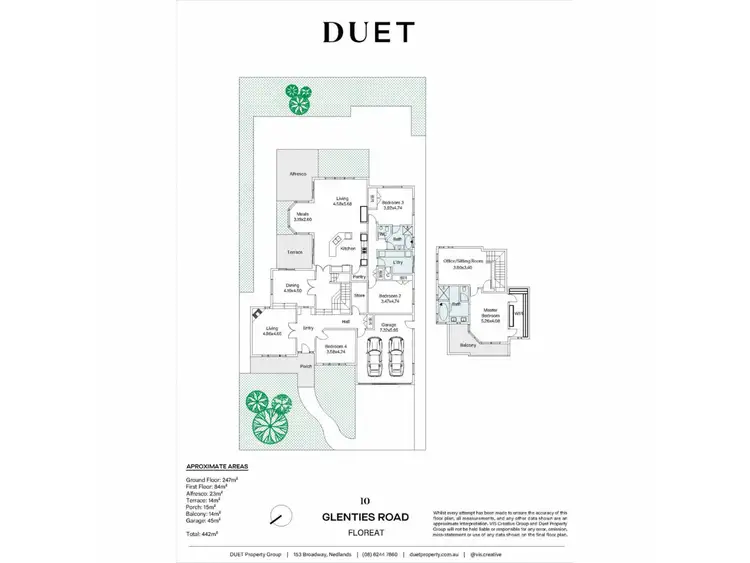 Floorplan of Homely house listing, 10 Glenties Road, Floreat WA 6014