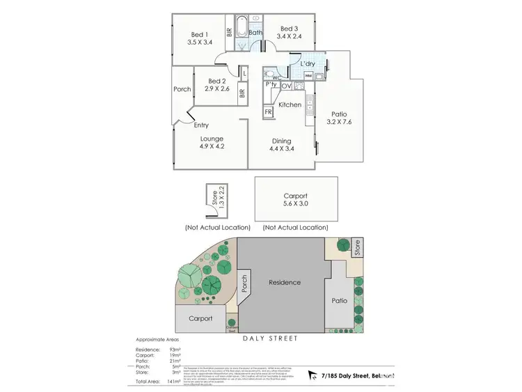 Floorplan of Homely villa listing, 7/185 Daly Street, Belmont WA 6104