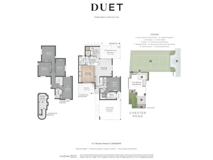 Floorplan of Homely house listing, 7C Chester Road, Claremont WA 6010