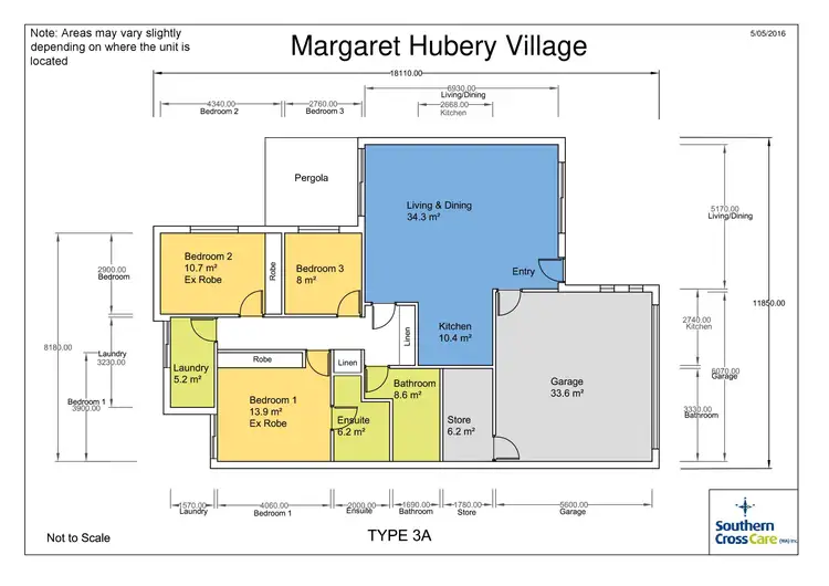 Floorplan of Homely villa listing, 2/36 Fifth Avenue, Rossmoyne WA 6148