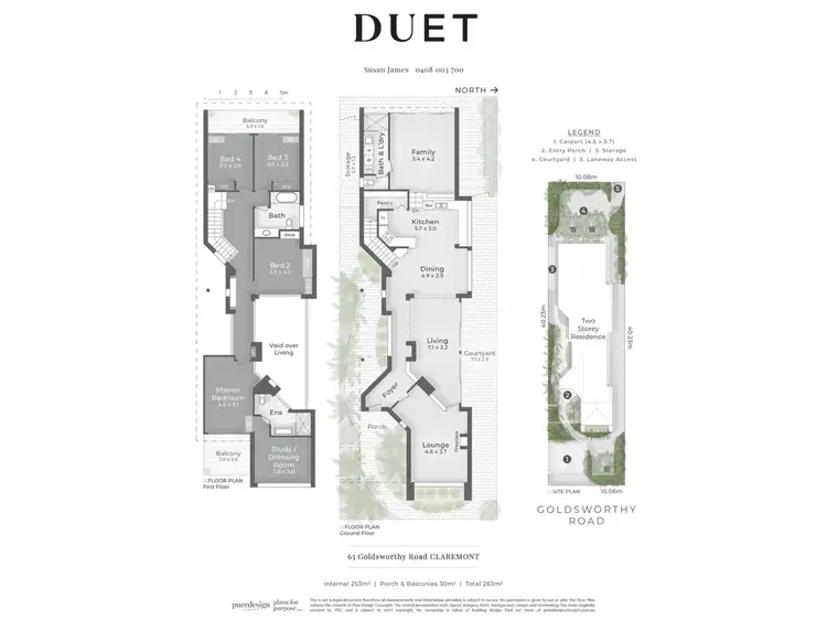 Floorplan of Homely house listing, 65 Goldsworthy Road, Claremont WA 6010