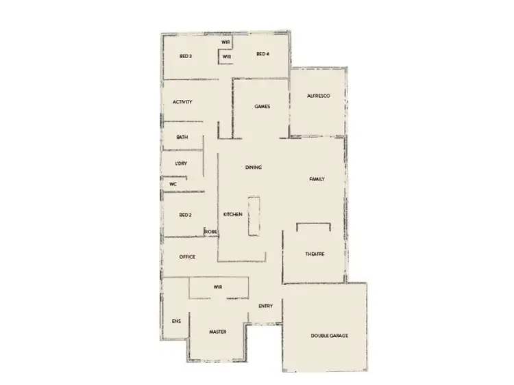Floorplan of Homely house listing, 25 Kirkland Way, Meadow Springs WA 6210