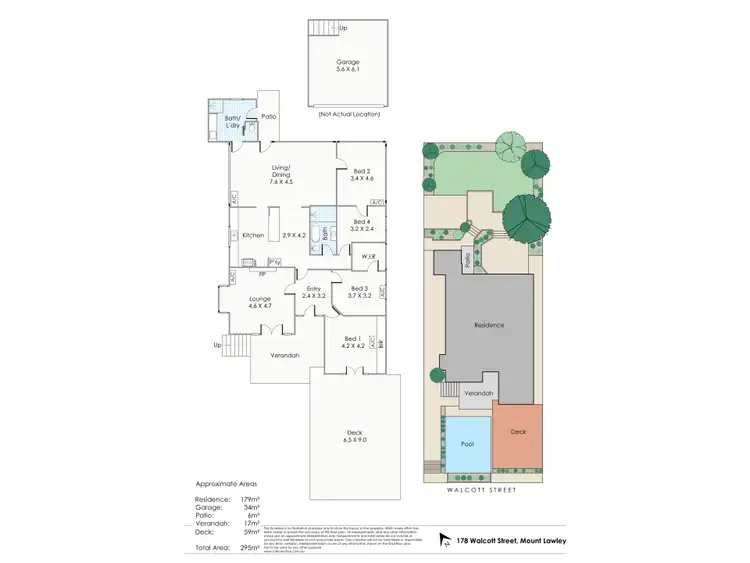Floorplan of Homely house listing, 178 Walcott Street, Mount Lawley WA 6050