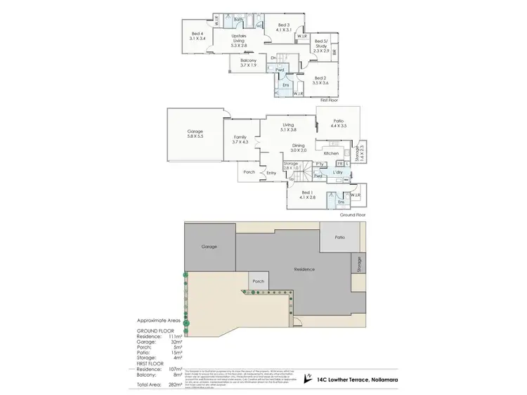 Floorplan of Homely house listing, 14C Lowther Terrace, Nollamara WA 6061