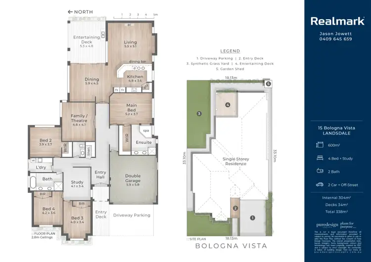 Floorplan of Homely house listing, 15 Bologna Vista, Landsdale WA 6065