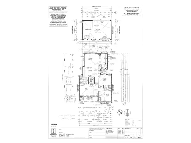 Floorplan of Homely house listing, 3 Hartland Grove, Hammond Park WA 6164