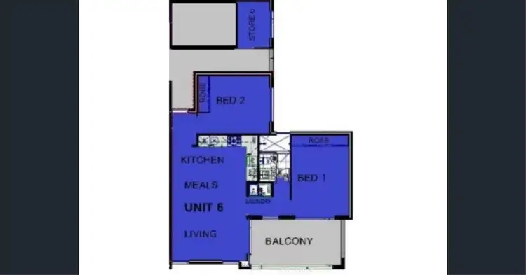 Floorplan of Homely apartment listing, 6/187 Waterloo Street, Tuart Hill WA 6060