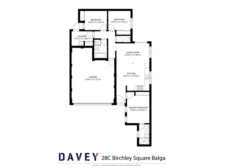 Floorplan of Homely house listing, 28C Birchley Crescent, Balga WA 6061