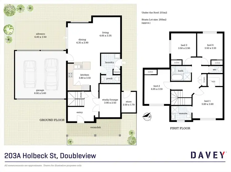 Floorplan of Homely house listing, 203A Holbeck Street, Doubleview WA 6018