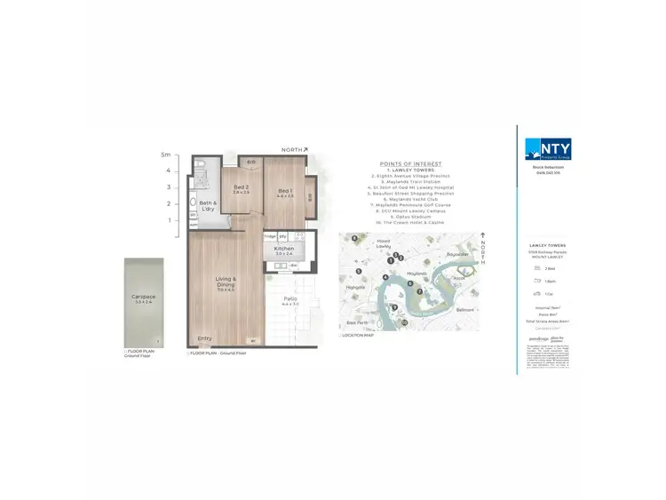 Floorplan of Homely apartment listing, 1/169 Railway Parade, Mount Lawley WA 6050