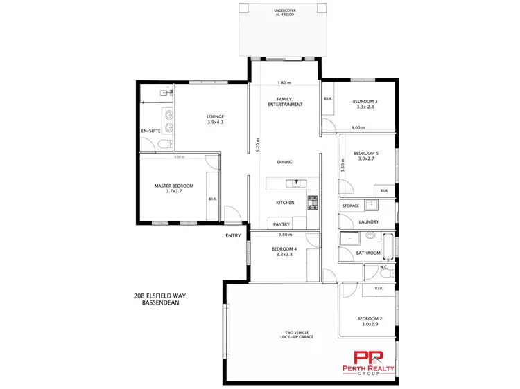 Floorplan of Homely house listing, 20B Elsfield Way, Bassendean WA 6054