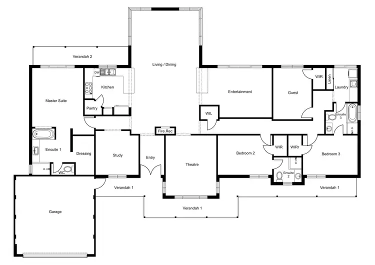 Floorplan of Homely house listing, 14 Wongin Road, Dalyellup WA 6230