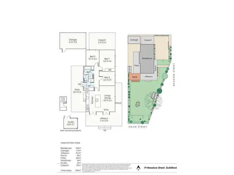 Floorplan of Homely house listing, 19 Meadow Street, Guildford WA 6055