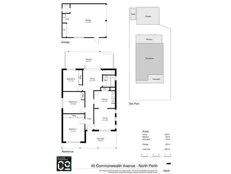 Floorplan of Homely house listing, 45 Commonwealth Avenue, North Perth WA 6006