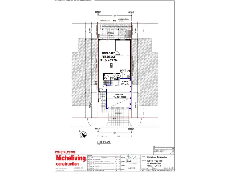 Floorplan of Homely house listing, 55 Alliance Loop, Willetton WA 6155