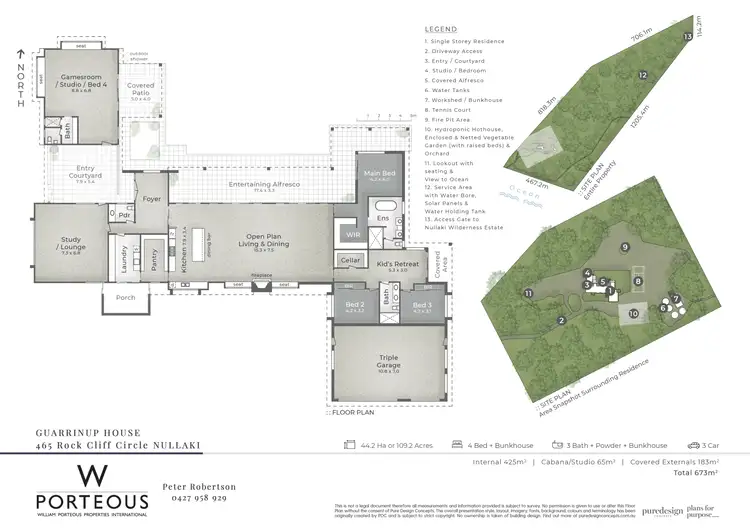 Floorplan of Homely house listing, 465 Rock Cliff Circle, Nullaki WA 6330