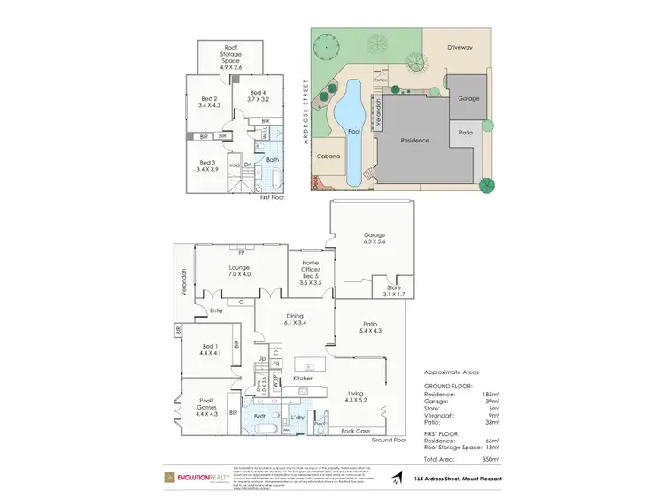 Floorplan of Homely house listing, 164 Ardross Street, Mount Pleasant WA 6153