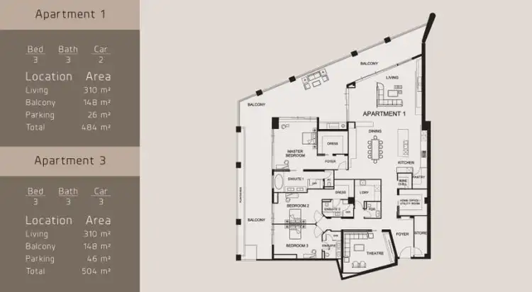 Floorplan of Homely apartment listing, 1/11 Brown Street, East Perth WA 6004