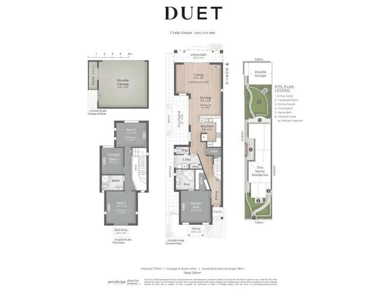 Floorplan of Homely house listing, 93A Northwood Street, West Leederville WA 6007