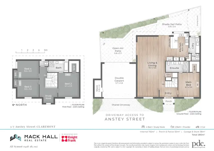 Floorplan of Homely townhouse listing, 3/7 Anstey St, Claremont WA 6010