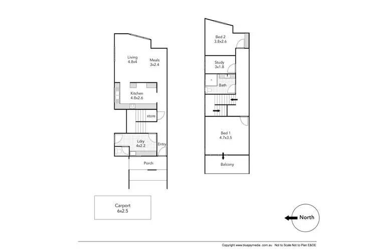 Floorplan of Homely townhouse listing, 3/242 Coode Street, Como WA 6152