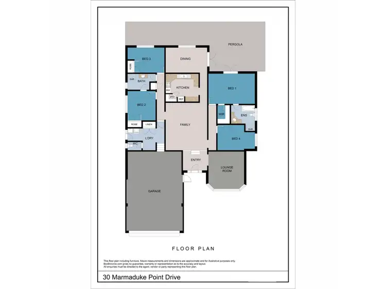 Floorplan of Homely house listing, 30 Marmaduke Point Drive, Gnarabup WA 6285