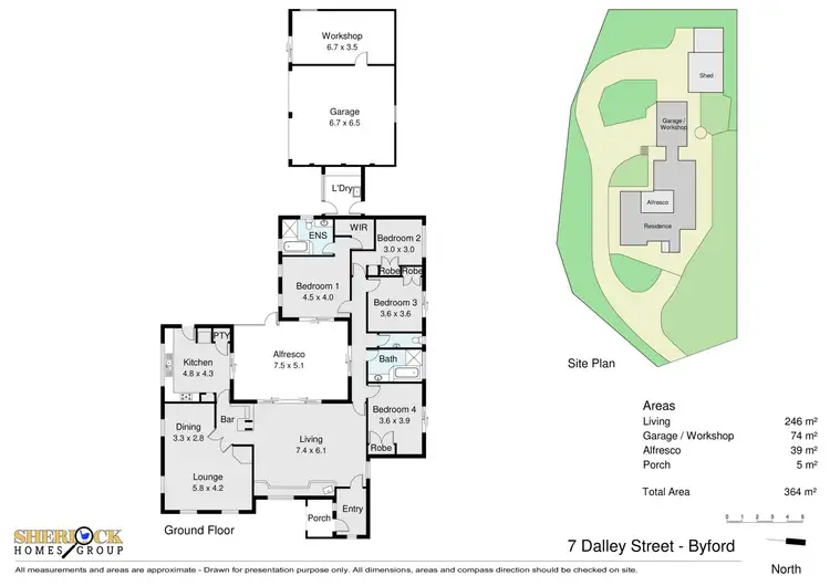 Floorplan of Homely house listing, 7 Dalley Street, Byford WA 6122