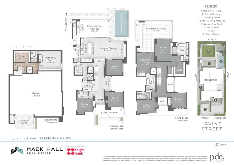 Floorplan of Homely house listing, 47 Irvine Street, Peppermint Grove WA 6011