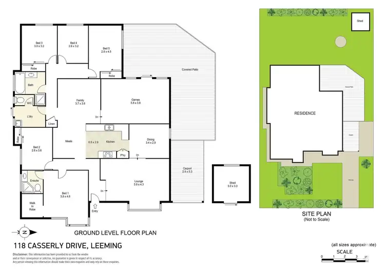 Floorplan of Homely house listing, 118 Casserly Drive, Leeming WA 6149