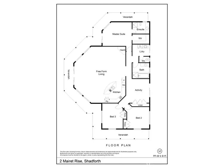 Floorplan of Homely house listing, 2 Mairet Rise, Denmark WA 6333
