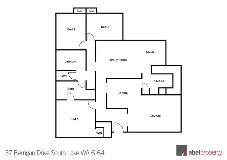 Floorplan of Homely house listing, 37 Berrigan Drive, South Lake WA 6164