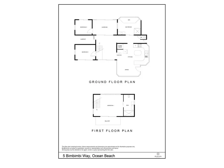 Floorplan of Homely house listing, 5 Bimbimbi Way, Denmark WA 6333