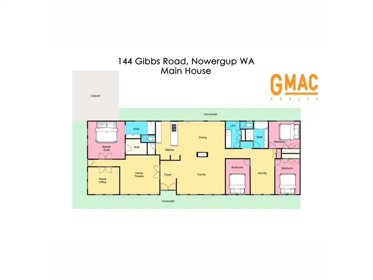 Floorplan of Homely house listing, 144 Gibbs Road, Nowergup WA 6032